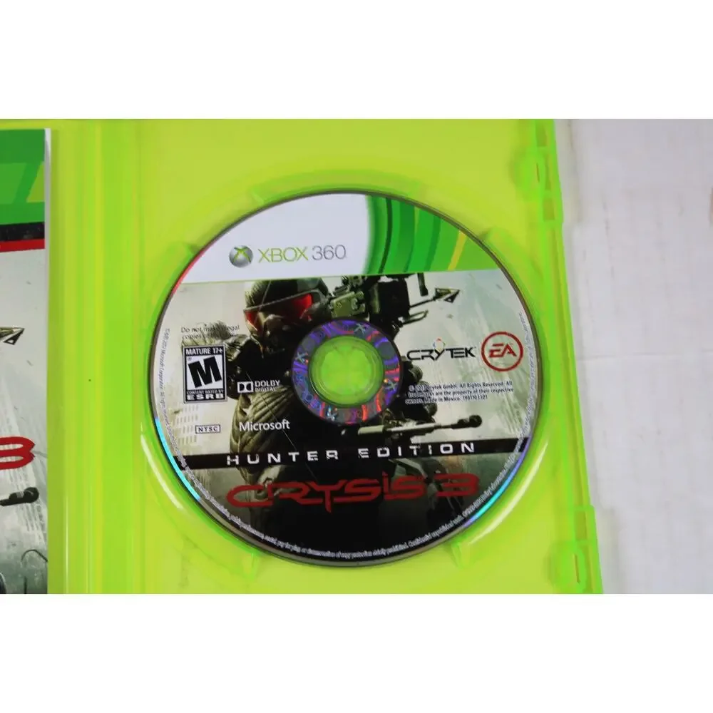 Crysis 3 Hunter Edition (Microsoft Xbox 360, 2013) Authentic, Complete, tested